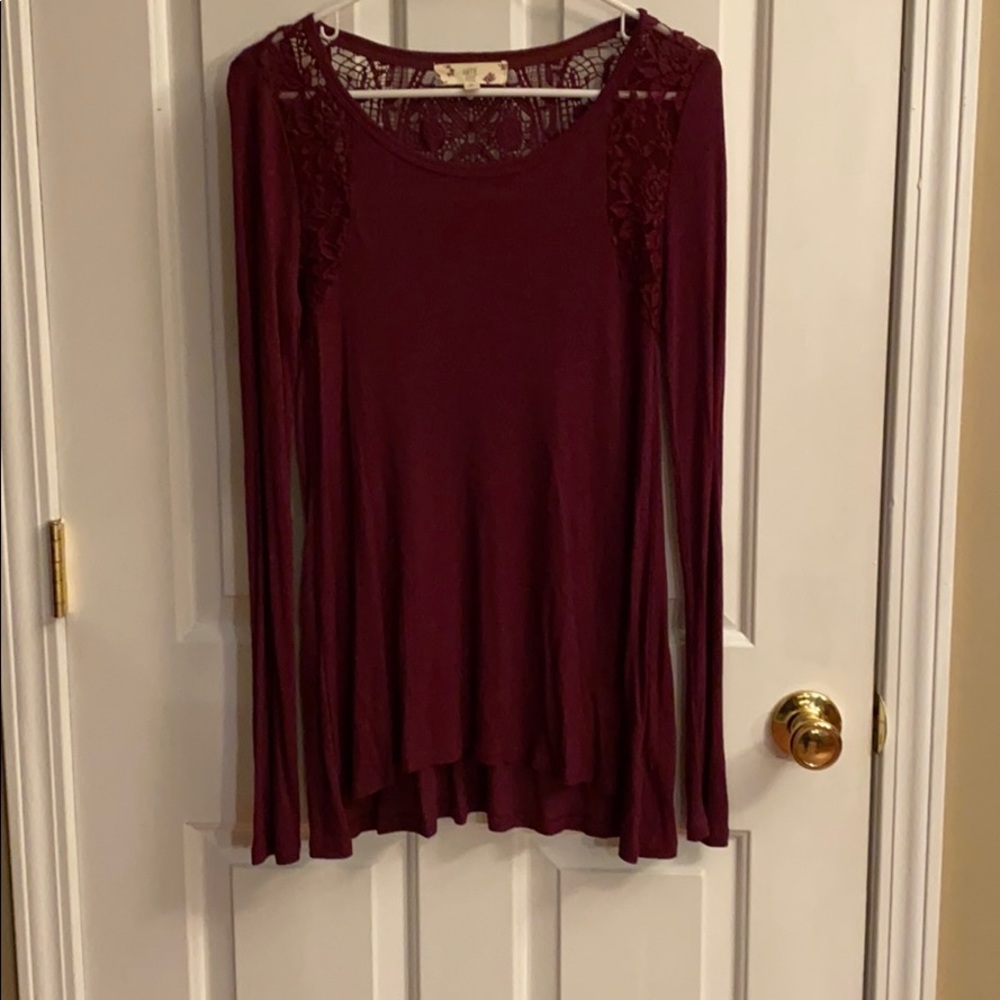 Hippie Rose Long Sleeve Knit top